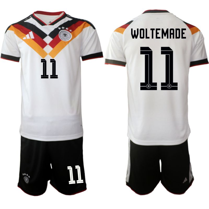 Men 2026 World Cup National Team Germany home white #11 Soccer Jersey1->germany jersey->Soccer Country Jersey